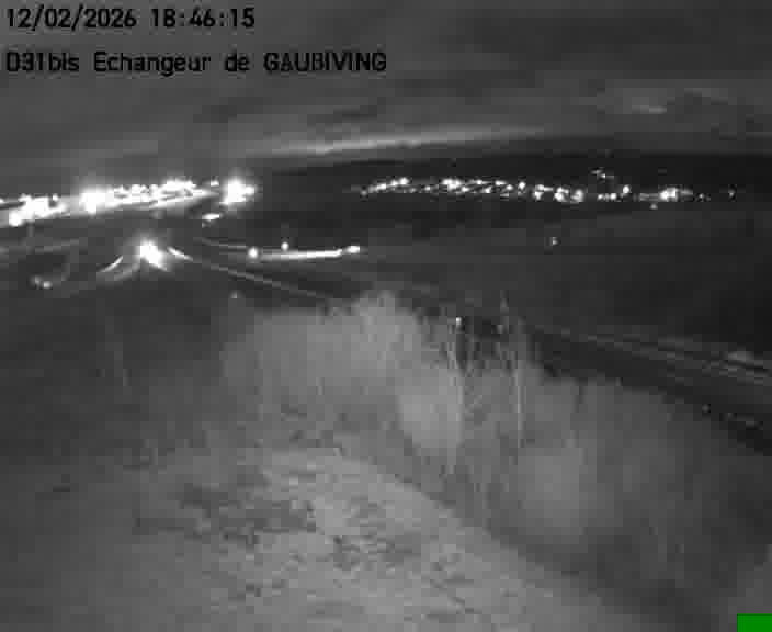 <h2>Dispositif d’observation sur D31bis (France) à Gaubiving, en direction de Sarreguemines, offrant une visualisation fiable des conditions de circulation.</h2>