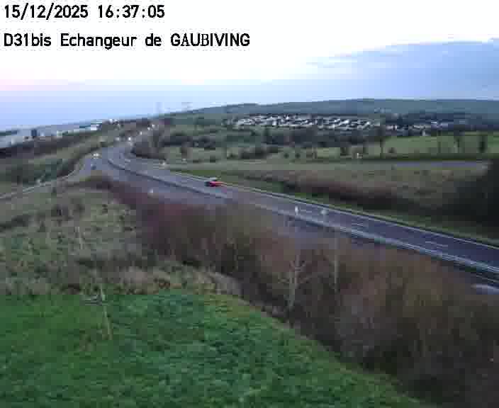 <h2>Dispositif d’observation sur D31bis (France) à Gaubiving, en direction de Sarreguemines, offrant une visualisation fiable des conditions de circulation.</h2>