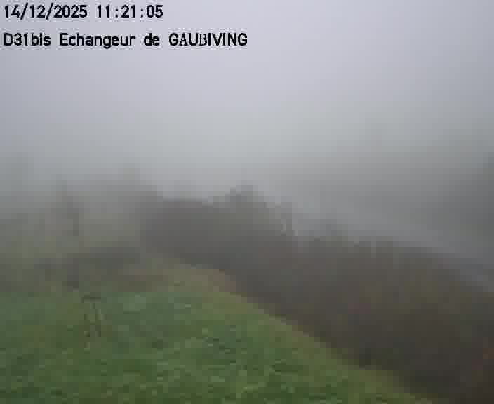 <h2>Dispositif d’observation sur D31bis (France) à Gaubiving, en direction de Sarreguemines, offrant une visualisation fiable des conditions de circulation.</h2>