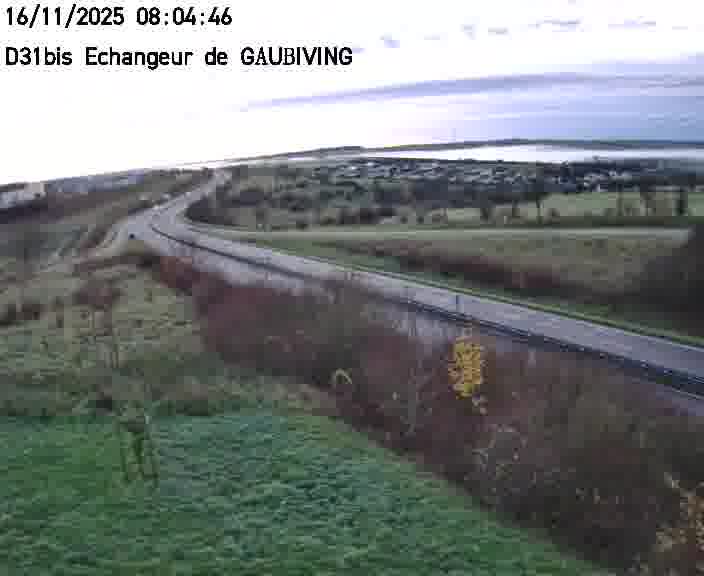<h2>Dispositif d’observation sur D31bis (France) à Gaubiving, en direction de Sarreguemines, offrant une visualisation fiable des conditions de circulation.</h2>