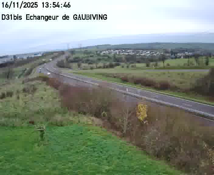 <h2>Dispositif d’observation sur D31bis (France) à Gaubiving, en direction de Sarreguemines, offrant une visualisation fiable des conditions de circulation.</h2>