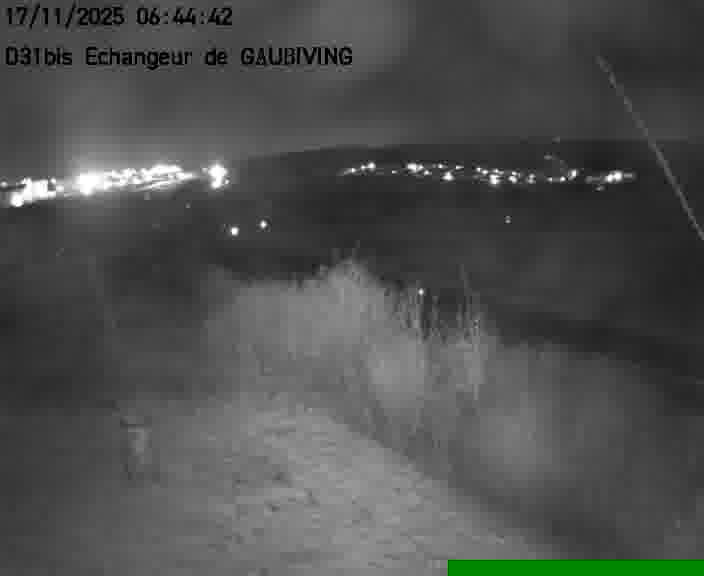 <h2>Dispositif d’observation sur D31bis (France) à Gaubiving, en direction de Sarreguemines, offrant une visualisation fiable des conditions de circulation.</h2>
