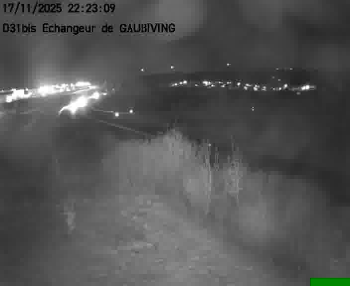 <h2>Dispositif d’observation sur D31bis (France) à Gaubiving, en direction de Sarreguemines, offrant une visualisation fiable des conditions de circulation.</h2>