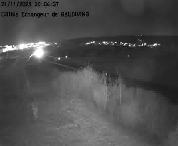 <h2>Dispositif d’observation sur D31bis (France) à Gaubiving, en direction de Sarreguemines, offrant une visualisation fiable des conditions de circulation.</h2>