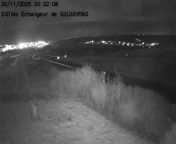 <h2>Dispositif d’observation sur D31bis (France) à Gaubiving, en direction de Sarreguemines, offrant une visualisation fiable des conditions de circulation.</h2>