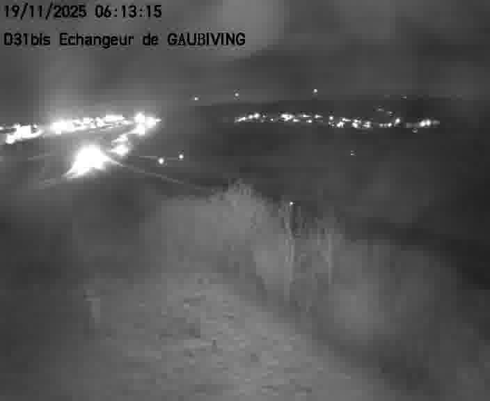 <h2>Dispositif d’observation sur D31bis (France) à Gaubiving, en direction de Sarreguemines, offrant une visualisation fiable des conditions de circulation.</h2>