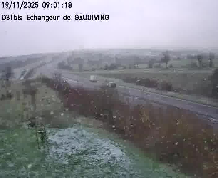 <h2>Dispositif d’observation sur D31bis (France) à Gaubiving, en direction de Sarreguemines, offrant une visualisation fiable des conditions de circulation.</h2>