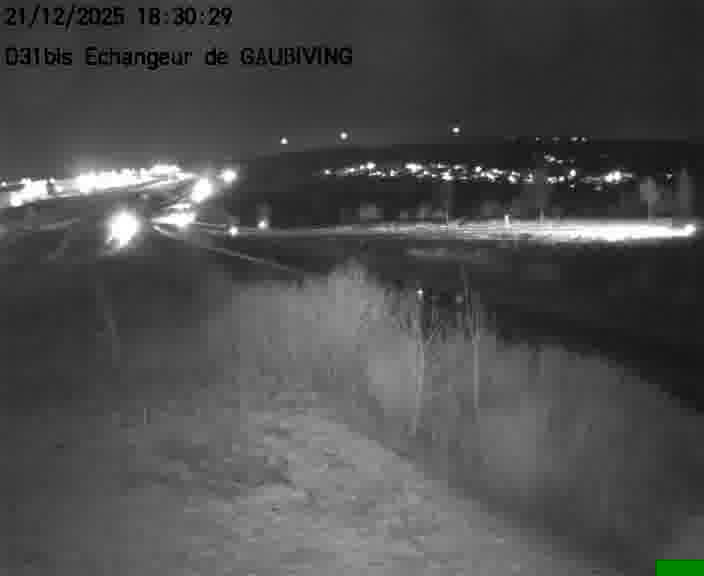 <h2>Dispositif d’observation sur D31bis (France) à Gaubiving, en direction de Sarreguemines, offrant une visualisation fiable des conditions de circulation.</h2>