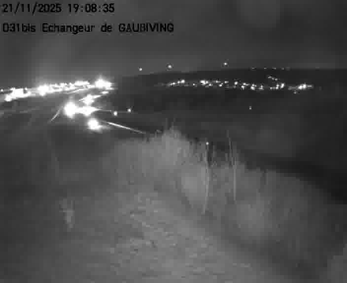 <h2>Dispositif d’observation sur D31bis (France) à Gaubiving, en direction de Sarreguemines, offrant une visualisation fiable des conditions de circulation.</h2>