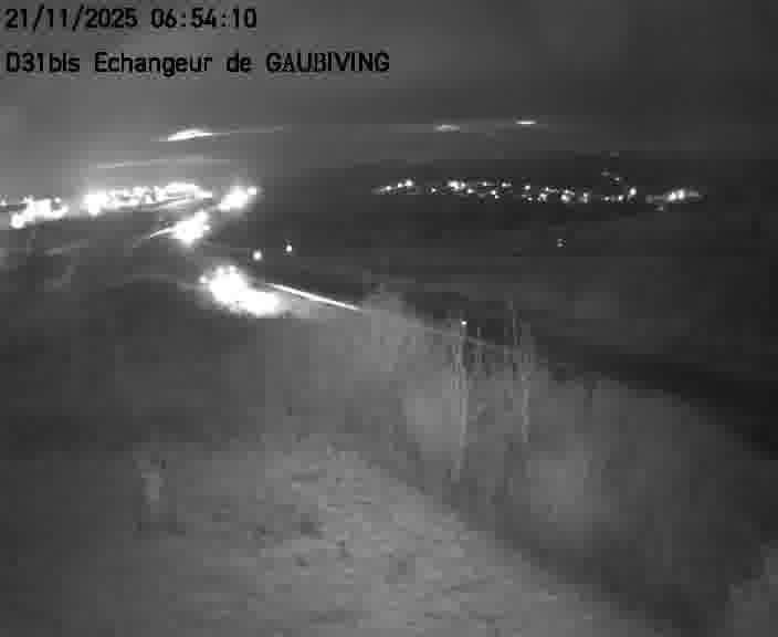 <h2>Dispositif d’observation sur D31bis (France) à Gaubiving, en direction de Sarreguemines, offrant une visualisation fiable des conditions de circulation.</h2>
