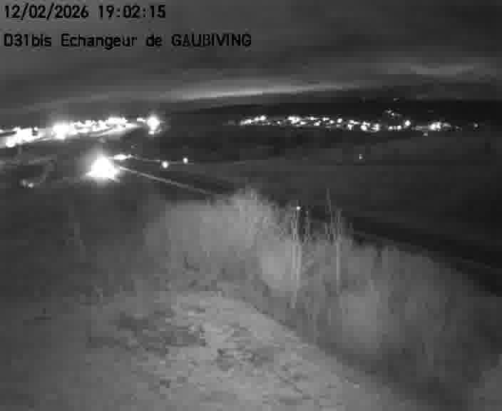 <h2>Dispositif d’observation sur D31bis (France) à Gaubiving, en direction de Sarreguemines, offrant une visualisation fiable des conditions de circulation.</h2>
