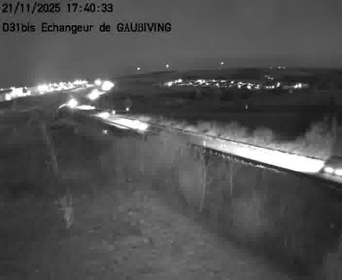 <h2>Dispositif d’observation sur D31bis (France) à Gaubiving, en direction de Sarreguemines, offrant une visualisation fiable des conditions de circulation.</h2>