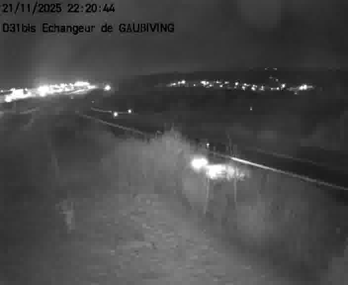 <h2>Dispositif d’observation sur D31bis (France) à Gaubiving, en direction de Sarreguemines, offrant une visualisation fiable des conditions de circulation.</h2>