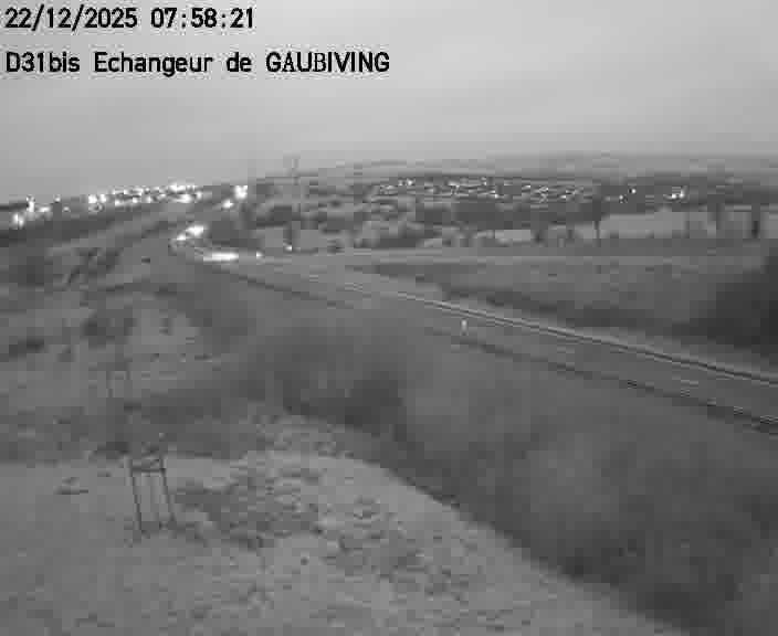 <h2>Dispositif d’observation sur D31bis (France) à Gaubiving, en direction de Sarreguemines, offrant une visualisation fiable des conditions de circulation.</h2>