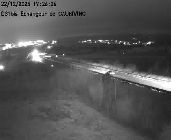 <h2>Dispositif d’observation sur D31bis (France) à Gaubiving, en direction de Sarreguemines, offrant une visualisation fiable des conditions de circulation.</h2>