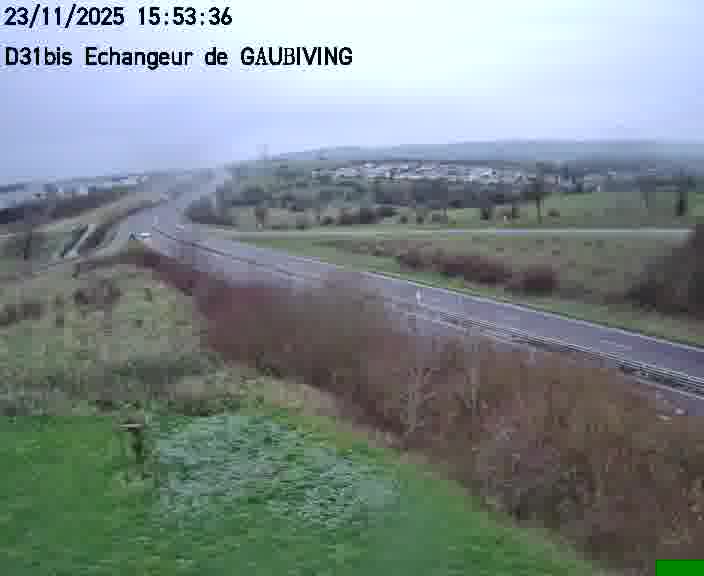 <h2>Dispositif d’observation sur D31bis (France) à Gaubiving, en direction de Sarreguemines, offrant une visualisation fiable des conditions de circulation.</h2>