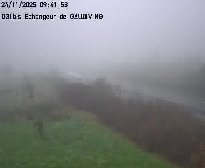 <h2>Dispositif d’observation sur D31bis (France) à Gaubiving, en direction de Sarreguemines, offrant une visualisation fiable des conditions de circulation.</h2>