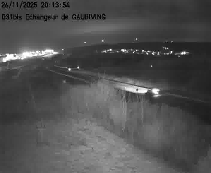 <h2>Dispositif d’observation sur D31bis (France) à Gaubiving, en direction de Sarreguemines, offrant une visualisation fiable des conditions de circulation.</h2>
