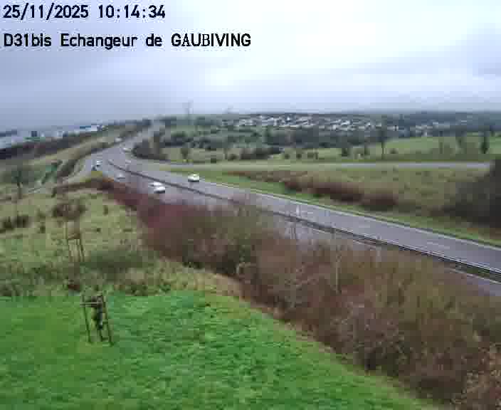 <h2>Dispositif d’observation sur D31bis (France) à Gaubiving, en direction de Sarreguemines, offrant une visualisation fiable des conditions de circulation.</h2>