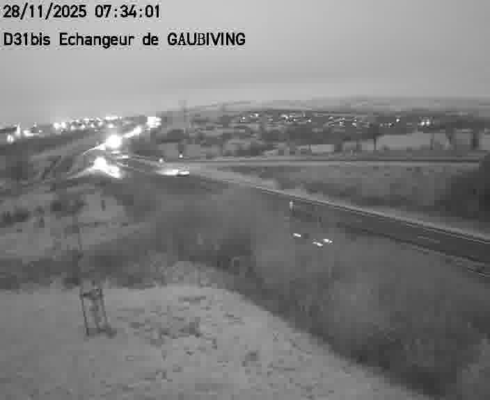 <h2>Dispositif d’observation sur D31bis (France) à Gaubiving, en direction de Sarreguemines, offrant une visualisation fiable des conditions de circulation.</h2>