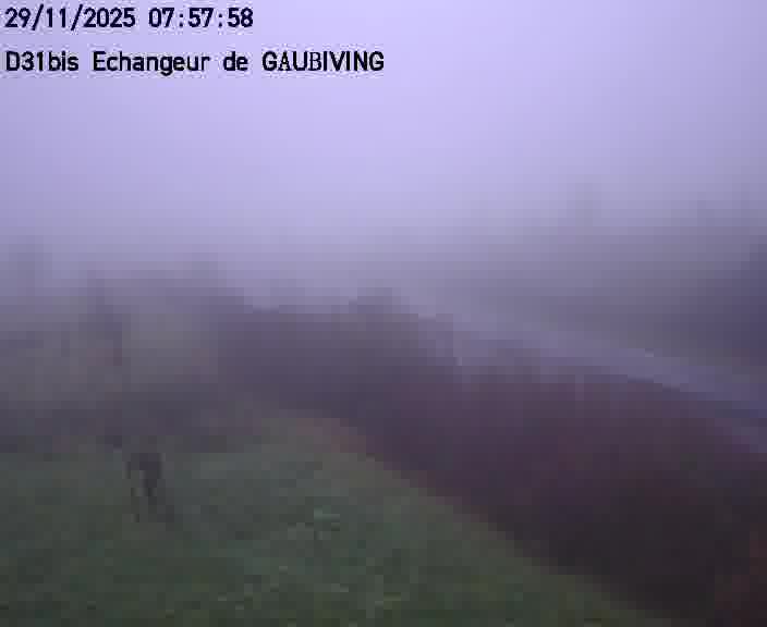 <h2>Dispositif d’observation sur D31bis (France) à Gaubiving, en direction de Sarreguemines, offrant une visualisation fiable des conditions de circulation.</h2>