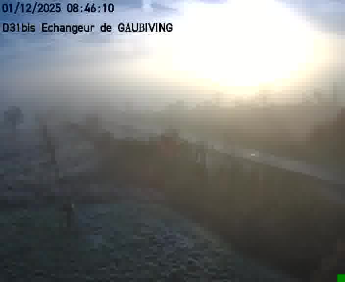 <h2>Dispositif d’observation sur D31bis (France) à Gaubiving, en direction de Sarreguemines, offrant une visualisation fiable des conditions de circulation.</h2>