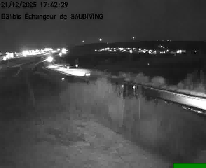 <h2>Dispositif d’observation sur D31bis (France) à Gaubiving, en direction de Sarreguemines, offrant une visualisation fiable des conditions de circulation.</h2>