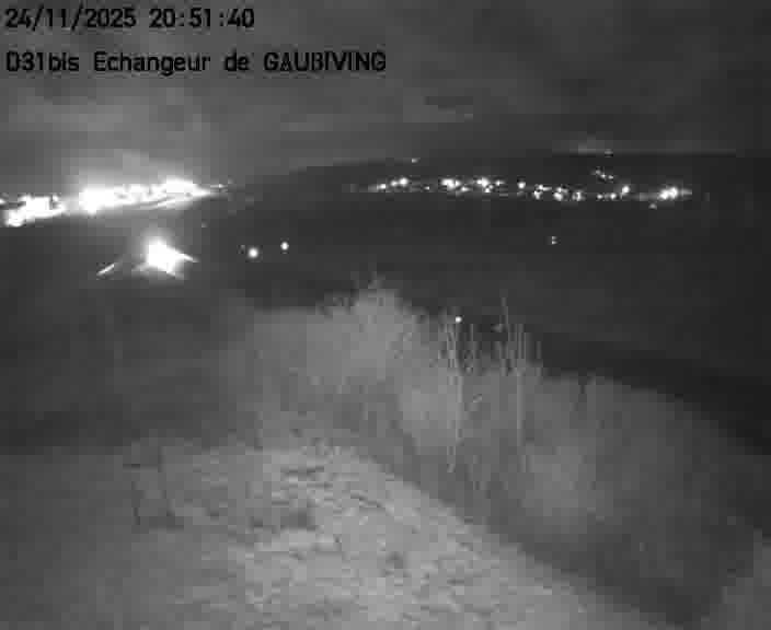 <h2>Dispositif d’observation sur D31bis (France) à Gaubiving, en direction de Sarreguemines, offrant une visualisation fiable des conditions de circulation.</h2>