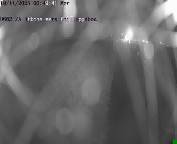 <h2>Caméra de trafic sur D662 (France) à Bitche, orientée vers Phillippsbourg, permettant d’évaluer fluidité, incidents et densité automobile.</h2>