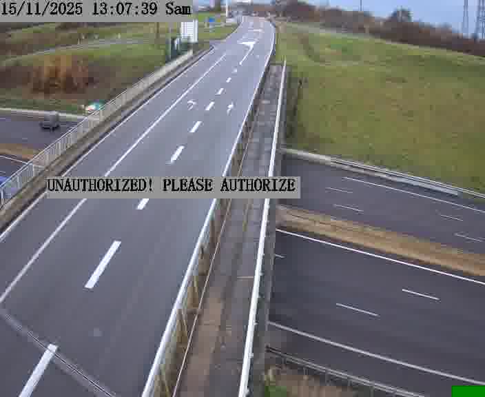 <h2>Caméra de trafic sur D1 (France) à Argancy, orientée vers Thionville, permettant d’évaluer fluidité, incidents et densité automobile.</h2>