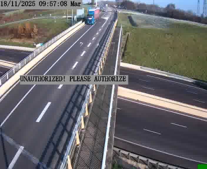 <h2>Caméra de trafic sur D1 (France) à Argancy, orientée vers Thionville, permettant d’évaluer fluidité, incidents et densité automobile.</h2>