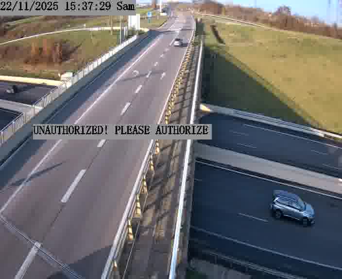 <h2>Caméra de trafic sur D1 (France) à Argancy, orientée vers Thionville, permettant d’évaluer fluidité, incidents et densité automobile.</h2>