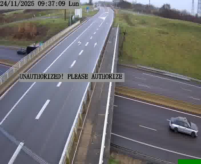 <h2>Caméra de trafic sur D1 (France) à Argancy, orientée vers Thionville, permettant d’évaluer fluidité, incidents et densité automobile.</h2>