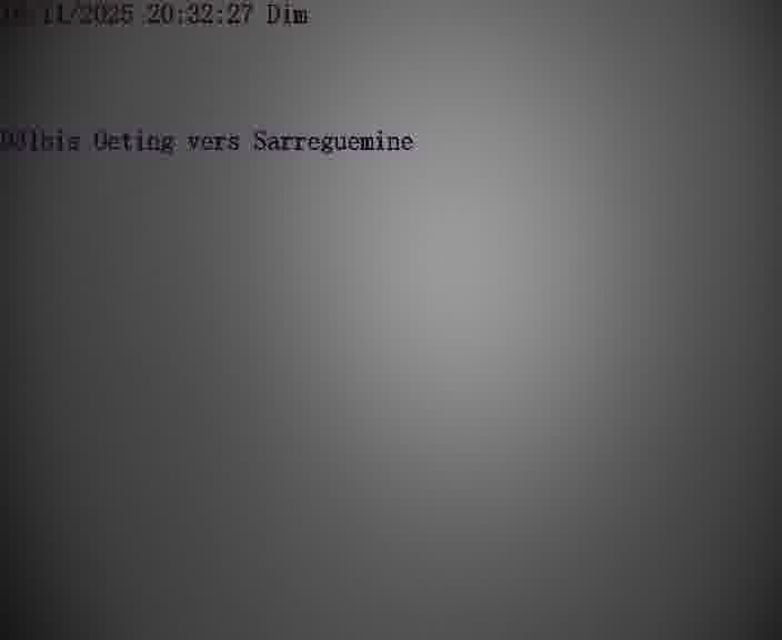 <h2>Webcam installée le long de D31bis (France) à Oeting, pointée vers Sarreguemines, utile pour suivre précisément les conditions de trafic.</h2>