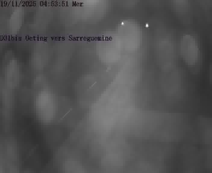 <h2>Webcam installée le long de D31bis (France) à Oeting, pointée vers Sarreguemines, utile pour suivre précisément les conditions de trafic.</h2>