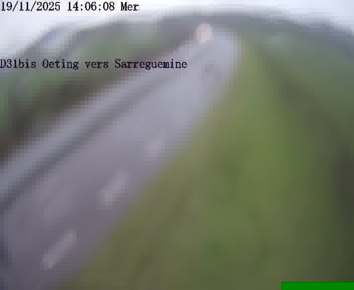 <h2>Webcam installée le long de D31bis (France) à Oeting, pointée vers Sarreguemines, utile pour suivre précisément les conditions de trafic.</h2>