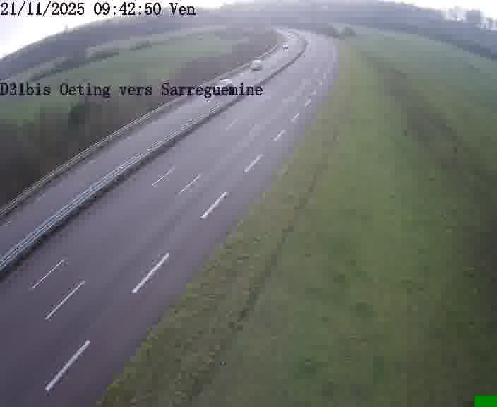 <h2>Webcam installée le long de D31bis (France) à Oeting, pointée vers Sarreguemines, utile pour suivre précisément les conditions de trafic.</h2>