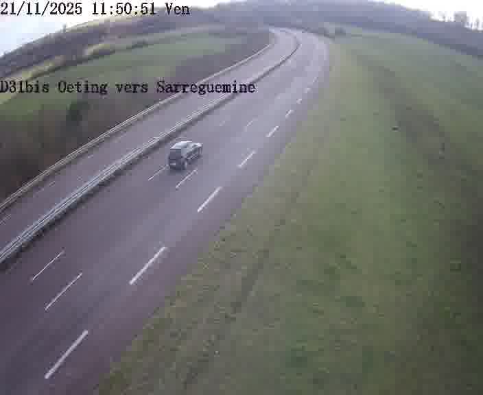 <h2>Webcam installée le long de D31bis (France) à Oeting, pointée vers Sarreguemines, utile pour suivre précisément les conditions de trafic.</h2>