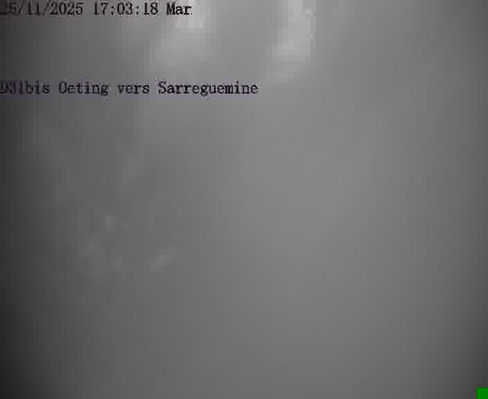 <h2>Webcam installée le long de D31bis (France) à Oeting, pointée vers Sarreguemines, utile pour suivre précisément les conditions de trafic.</h2>