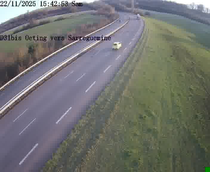<h2>Webcam installée le long de D31bis (France) à Oeting, pointée vers Sarreguemines, utile pour suivre précisément les conditions de trafic.</h2>