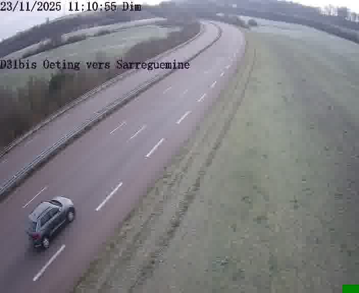 <h2>Webcam installée le long de D31bis (France) à Oeting, pointée vers Sarreguemines, utile pour suivre précisément les conditions de trafic.</h2>