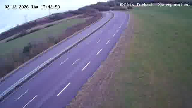 <h2>Webcam installée le long de D31bis (France) à Oeting, pointée vers Sarreguemines, utile pour suivre précisément les conditions de trafic.</h2>