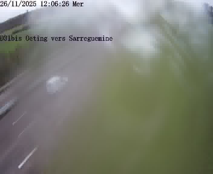 <h2>Webcam installée le long de D31bis (France) à Oeting, pointée vers Sarreguemines, utile pour suivre précisément les conditions de trafic.</h2>