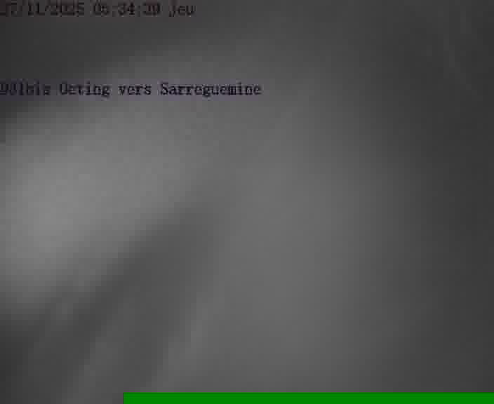 <h2>Webcam installée le long de D31bis (France) à Oeting, pointée vers Sarreguemines, utile pour suivre précisément les conditions de trafic.</h2>
