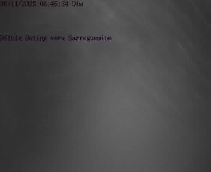 <h2>Webcam installée le long de D31bis (France) à Oeting, pointée vers Sarreguemines, utile pour suivre précisément les conditions de trafic.</h2>