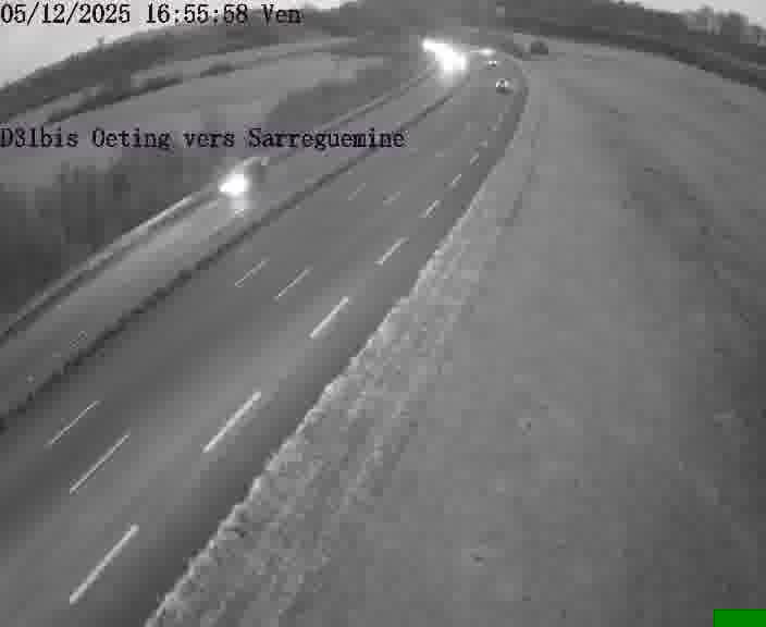 <h2>Webcam installée le long de D31bis (France) à Oeting, pointée vers Sarreguemines, utile pour suivre précisément les conditions de trafic.</h2>