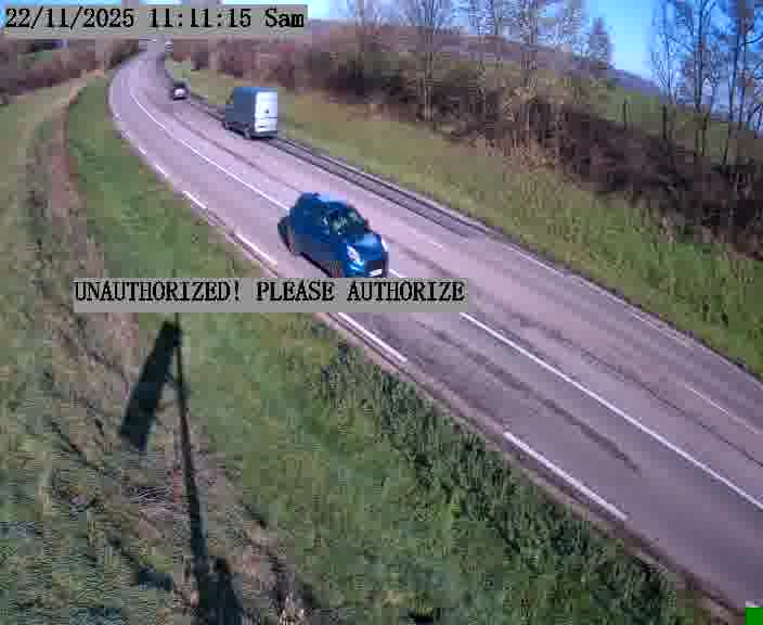 <h2>Webcam installée le long de D955 (France) à Amelécourt, pointée vers Metz, utile pour suivre précisément les conditions de trafic.</h2>