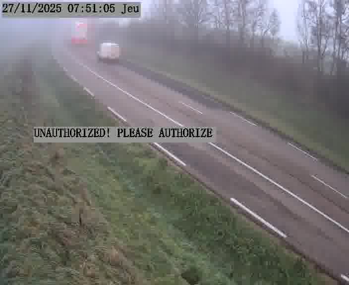 <h2>Webcam installée le long de D955 (France) à Amelécourt, pointée vers Metz, utile pour suivre précisément les conditions de trafic.</h2>