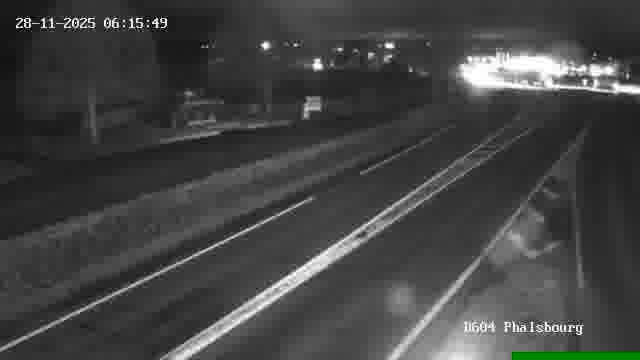 <h2>Webcam de surveillance sur D604 (France) à Phalsbourg, cadrée vers Phalsbourg, proposant une information routière utile aux déplacements quotidiens.</h2>