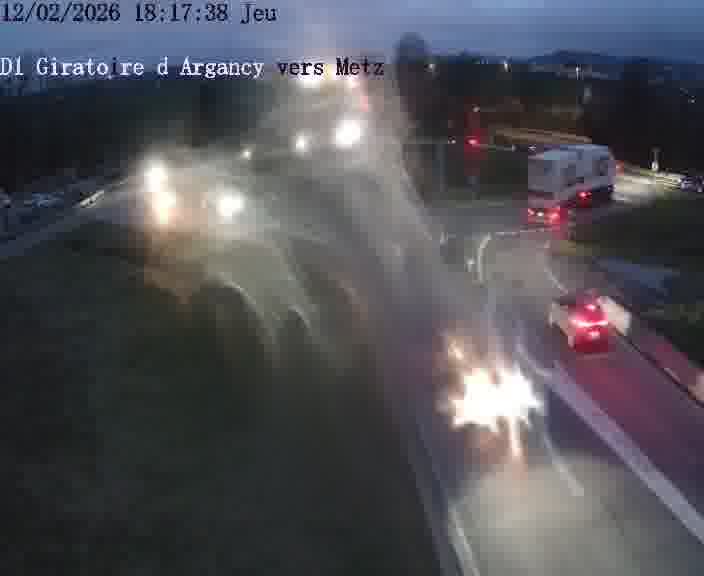 <h2>Webcam installée le long de D1 (France) à Argancy, pointée vers Metz, utile pour suivre précisément les conditions de trafic.</h2>